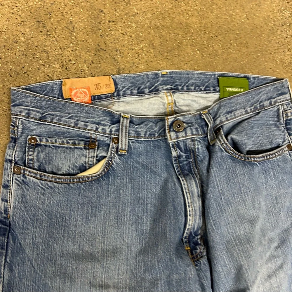 Gap Jeans Mens 35x30 Blue Y2K Baggy Loose Wide-Leg Grunge Skater Workwear Casual